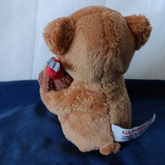 Gund Friends Forever Teddy Plush Sitting Brown Bear Hugging Stuffed Birthday - Picture 4 of 10